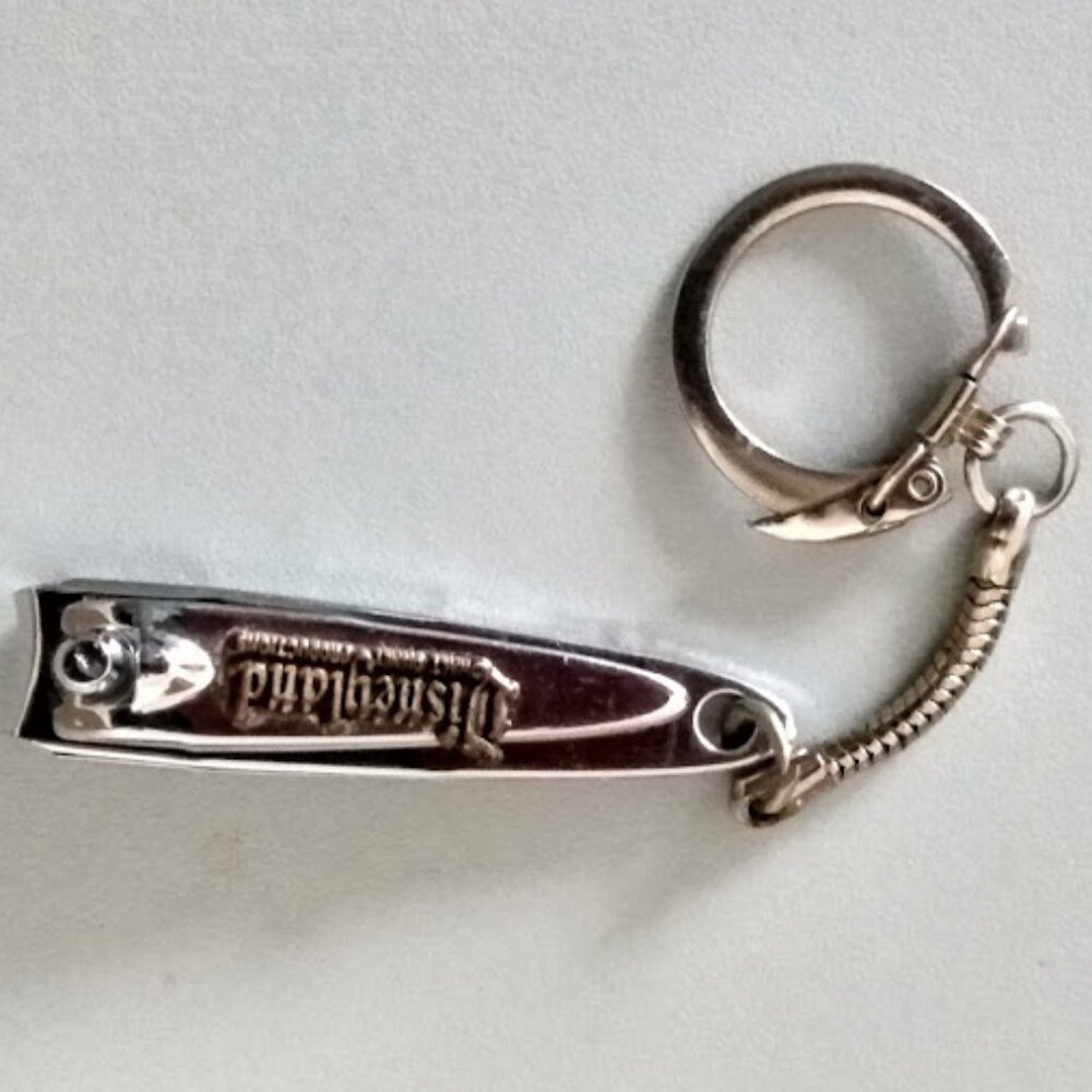 Disneyland Silver Nail Clipper Keychain